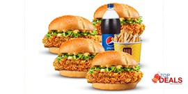 Burger Lab Spicy Crisp Deal  For Rs.1890 