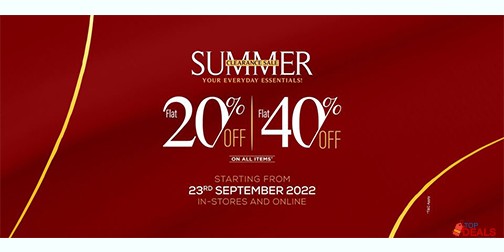 MTJ - Tariq Jamil Summer Clearance Sale Flat 20% & 40% Off 