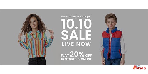 Rollover Kids Company 10.10 Sale Flat 20% Off 