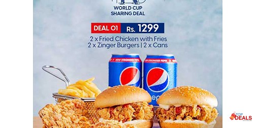Karachi Foods World Cup Sharing Deal 1 For Rs.1299 