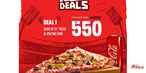 New Yorker Pizza T20 Deal 1 For Rs.550 