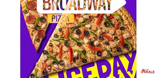 Broadway Pizza! 25% Discount With Meezan Bank 