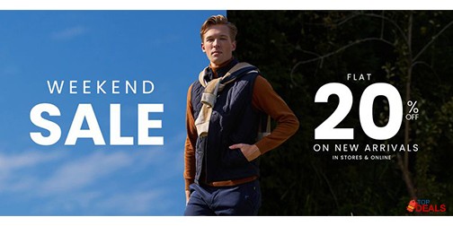 Equator Stores Weekend Sale! Flat 20% Off On New Arrival 