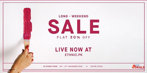 Ethnic Blessed Friday Sale! Flat 30% Off 