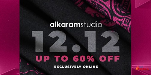 Alkaram studio 12.12 Sale Upto 60% Off 