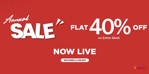 Charizma Annual Sale Flat 40% Off 