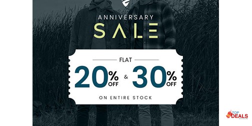 Equator Stores Anniversary Sale Flat 20% 30% Off 