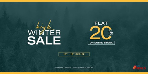 CHARCOAL Winter Sale Flat 20% Off 