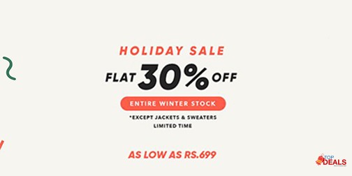 PEPPERLAND Holiday Season Winter Sale! Flat 30% Off 