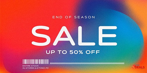 Ethnic End Of Winter Season Sale Upto 50% Off 