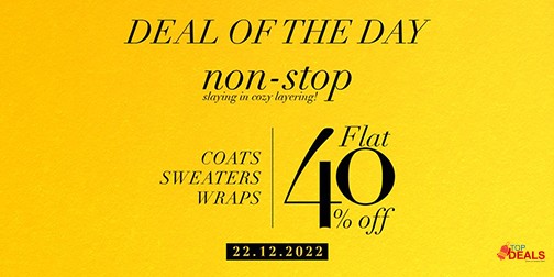 Nishat Linen Winter Sale Flat 40% Off 