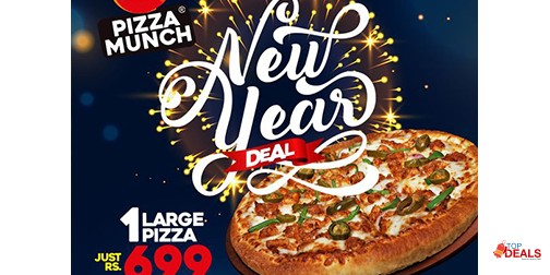 Pizza Munch New Year Deal Rs.699 