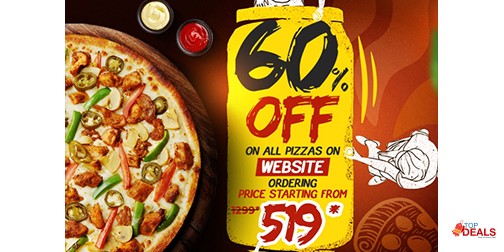 Pizza Point 60% Off On All Pizza's On Website Ordering 