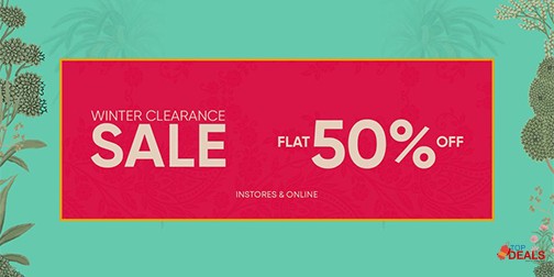 Declare Winter Clearance Sale Flat 50% Off 