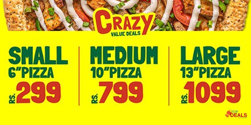 Broadway Pizza Crazy Value Deals Starting From Rs.299 