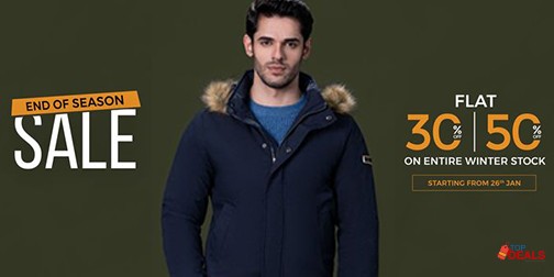 CHARCOAL End of Season Sale Flat 30% & 50% Off 