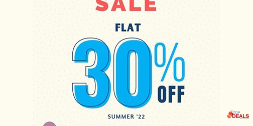Offspring Summer Sale Flat 30% Off 