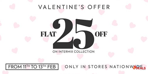 BTW - By The Way Valentine's Offer Flat 25% Off 