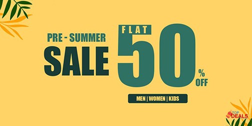 Hope Not Out Pre-Summer Sale Flat 50% Off 
