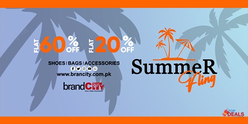 Brand City Summer Sale Flat 20% & 60% Off 