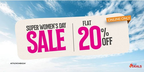 Stylo Shoes Super Wome's Day Sale Flat 20% Off 