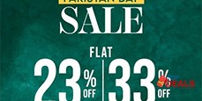 SAYA Pakistan Day Sale! Flat 33% off 
