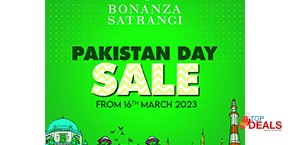 Bonanza.Satrangi Pakistan Day Sale Upto 50% Off 