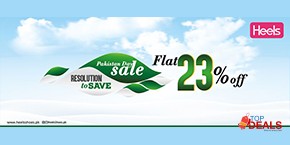 Heels Pakistan Day Sale Upto 23% Off 