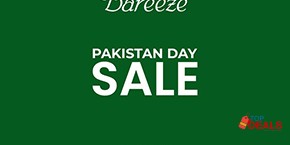 Bareeze Pakistan Day Sale Flat 10% Off 