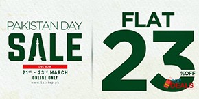 1st Step Shoes & Bags Pakistan Day Sale Flat 23% Off 