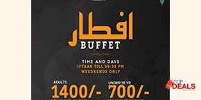 Studio 7teas Iftaar Buffet For Adults Rs.1400 