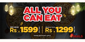 California Pizza All you can Eat Deal For Rs.1599 