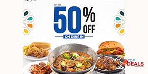 Kaybees UP TO 50% off on Dine-in Menu 
