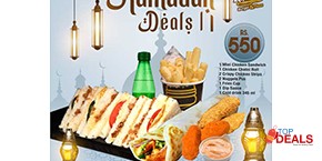 Ahbab Burger & Pizza Ramadan Deal 1 For Rs.550 