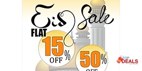 HR Clothing Eid Sale Flat 15% & 50% off 
