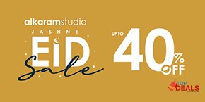 alkaram studio Eid Sale Upto 40% Off 