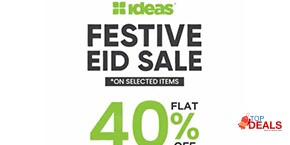 Gul Ahmed Ideas Festive Eid Sale Flat 40% Off 