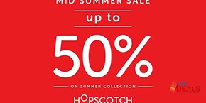 Hopscotch MID Summer Sale Upto 50% off 