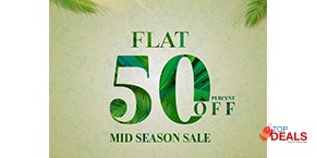 Hang Ten MID season sale Flat 50% off 
