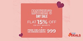 Saeed Ghani Mother's day Sale Flat 15% off 