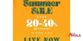 Khas Stores Summer Sale Flat 20% & 40% Off 