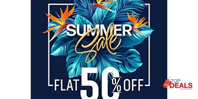 Hipster Summer Sale Flat 50% Off 