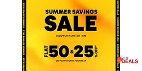 CAT Footwear Summer Sale Flat 25% & 50% off 