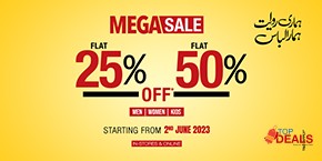 MTJ - Tariq Jamil Summer Sale! Flat 25% & Flat 50% off 