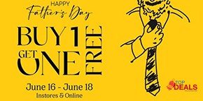 LOGO Pakistan Father's Day Offer! Buy 1 Get 1 FREE 