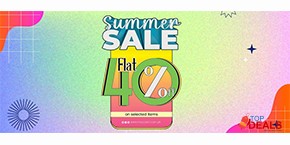 Mōcciani Summer Sale Flat 40% Off on selected items 