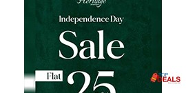 Heritage Jewellers is Offering Flat 30% Off On 14 August 