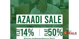 On Independence Day Lawrencepur Give UP TO 50% off on selected items 