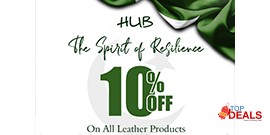 Azaadi Sale Hub Leather Offers 10% off on All Leather Products 