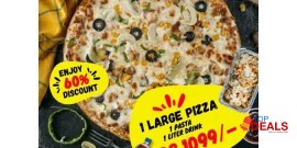 Day Night Pizza! Enjoy 60% Discount On Deal 4 For Rs.1099/- 